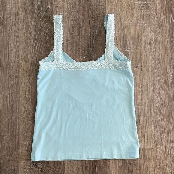 Lilly Pulitzer Vintage Y2K Cami Tank in Light Blue - Size: Small - Picture 5 of 5